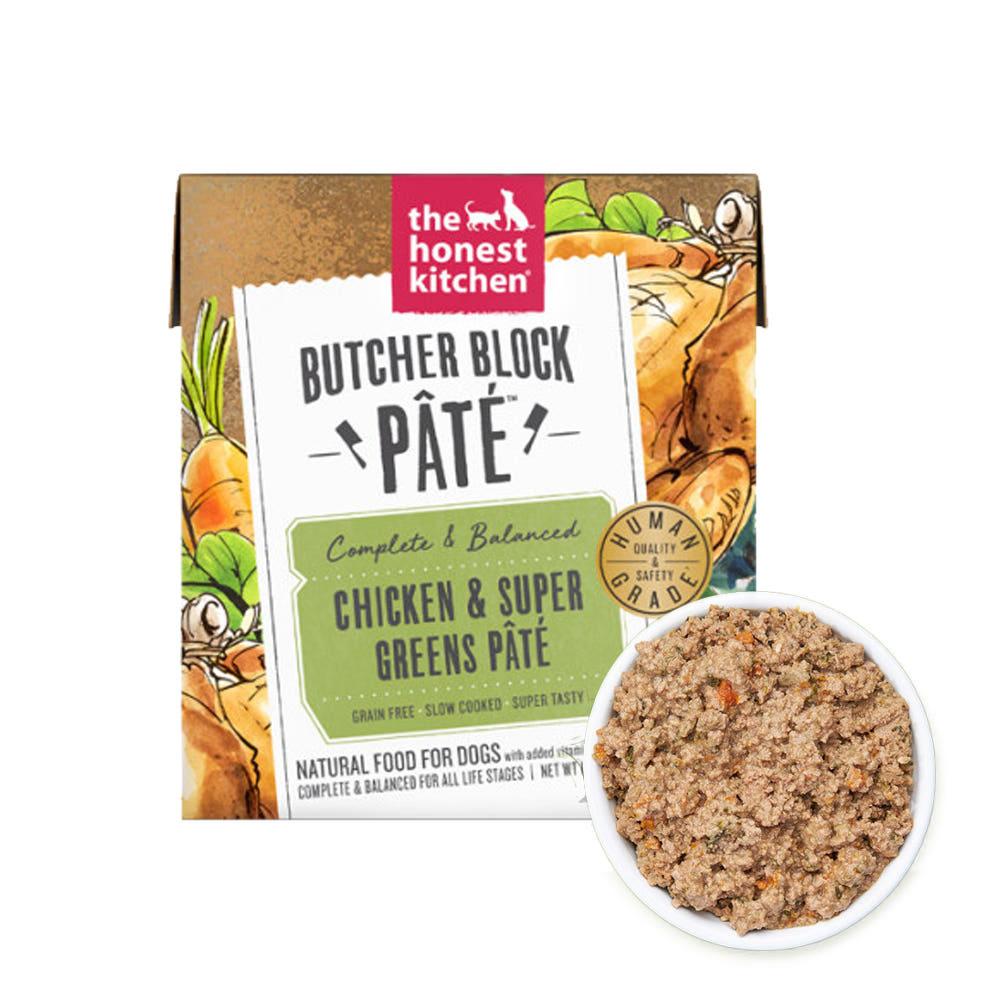 디어니스트키친 부처블럭 파테 강아지 습식사료 298g 치킨&슈퍼그린 