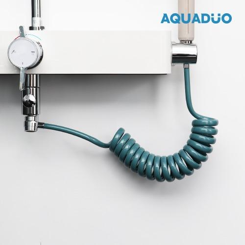 아쿠아듀오 물때X꼬임방지 스프링 샤워기호스 2.5m / 3m