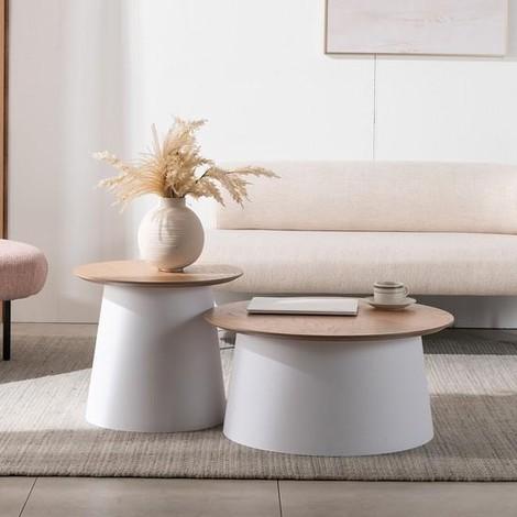 [추가쿠폰] 세계가구 프리즘 내추럴 티테이블 (대)