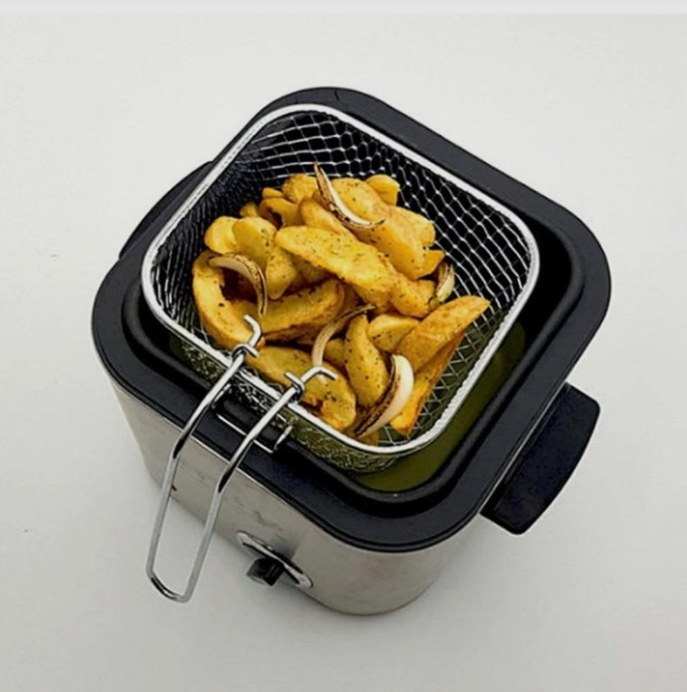 윤식당 미니 튀김기 가정용 1인용 4인용 대우 전기 튀김 냄비 소형 기계 1.2L 감자