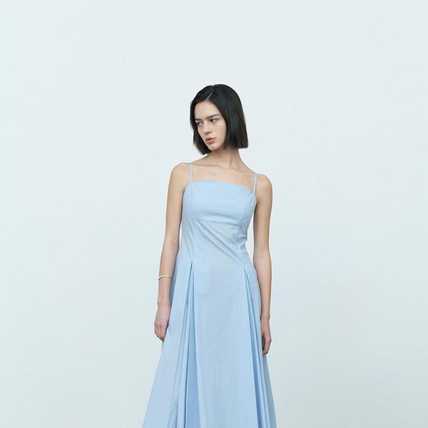 SLEEVELESS MAXI DRESS (PALE BLUE)