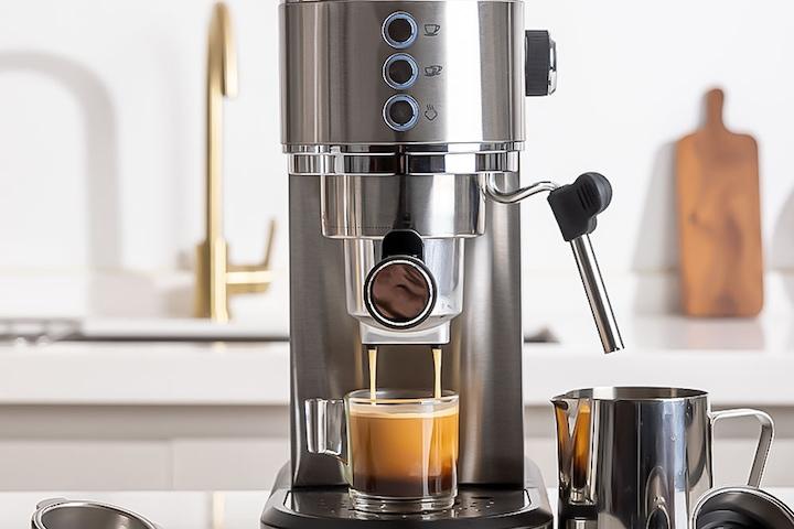 [리퍼특가] 반자동 캡슐 아이언 커피머신 PCM-F14 +메탈 그라인더 패키지