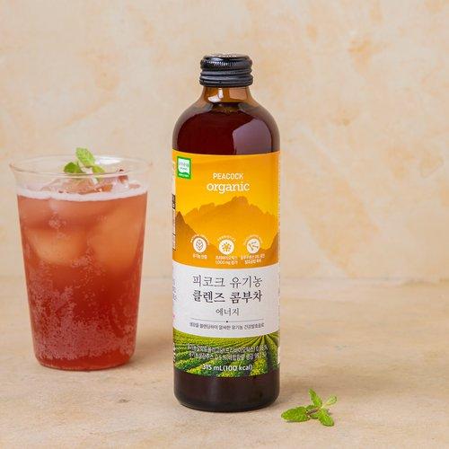 피코크 유기농 클렌즈 콤부차 에너지 (진저베리) 315ml