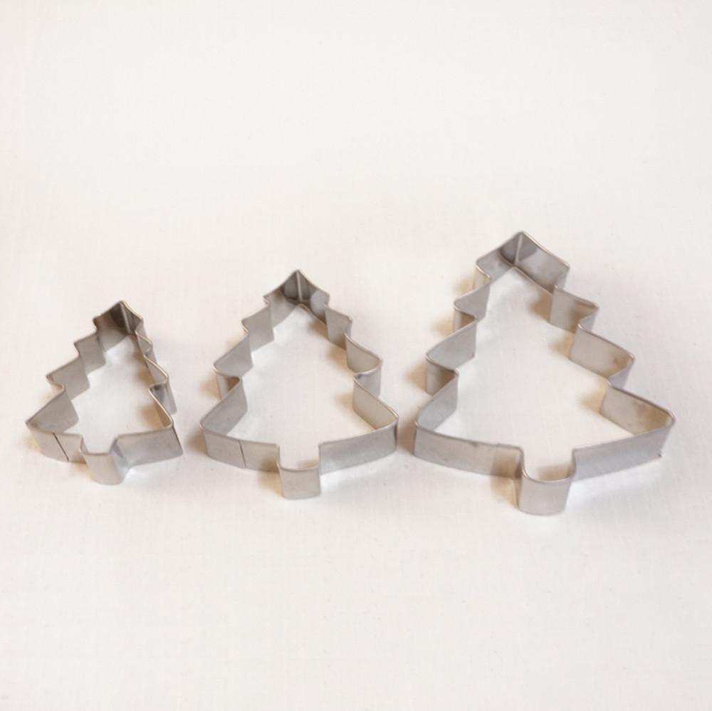 크리스마스 트리 3종 쿠키커터 스텐 커터 쿠키만들기 3개입 떡 베이커리 모양틀