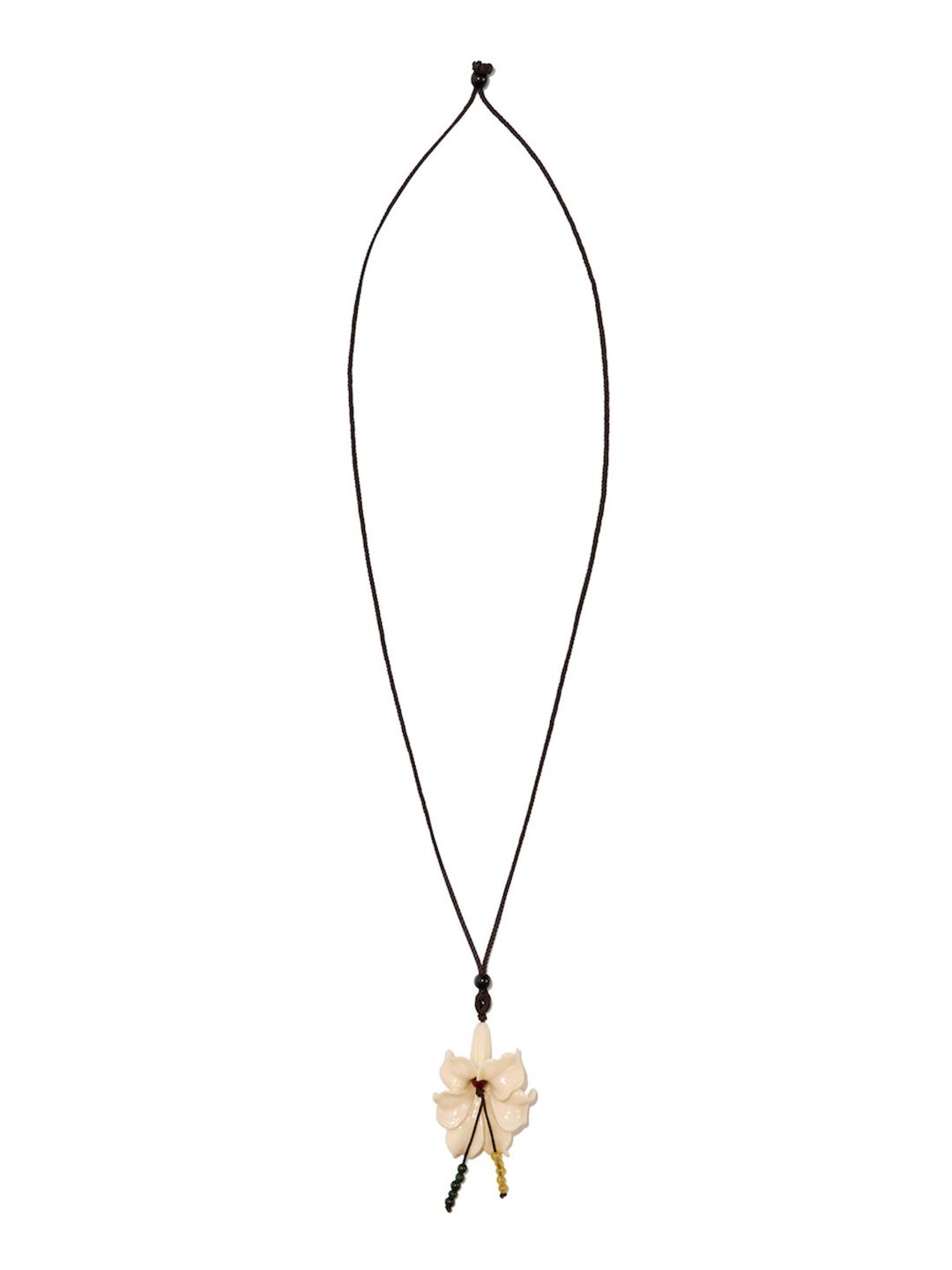 FLORAL GEM NECKLACE (IVORY)