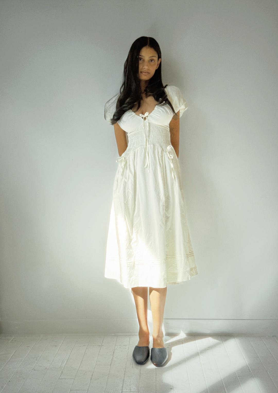 Solana Dress - M / Vanilla