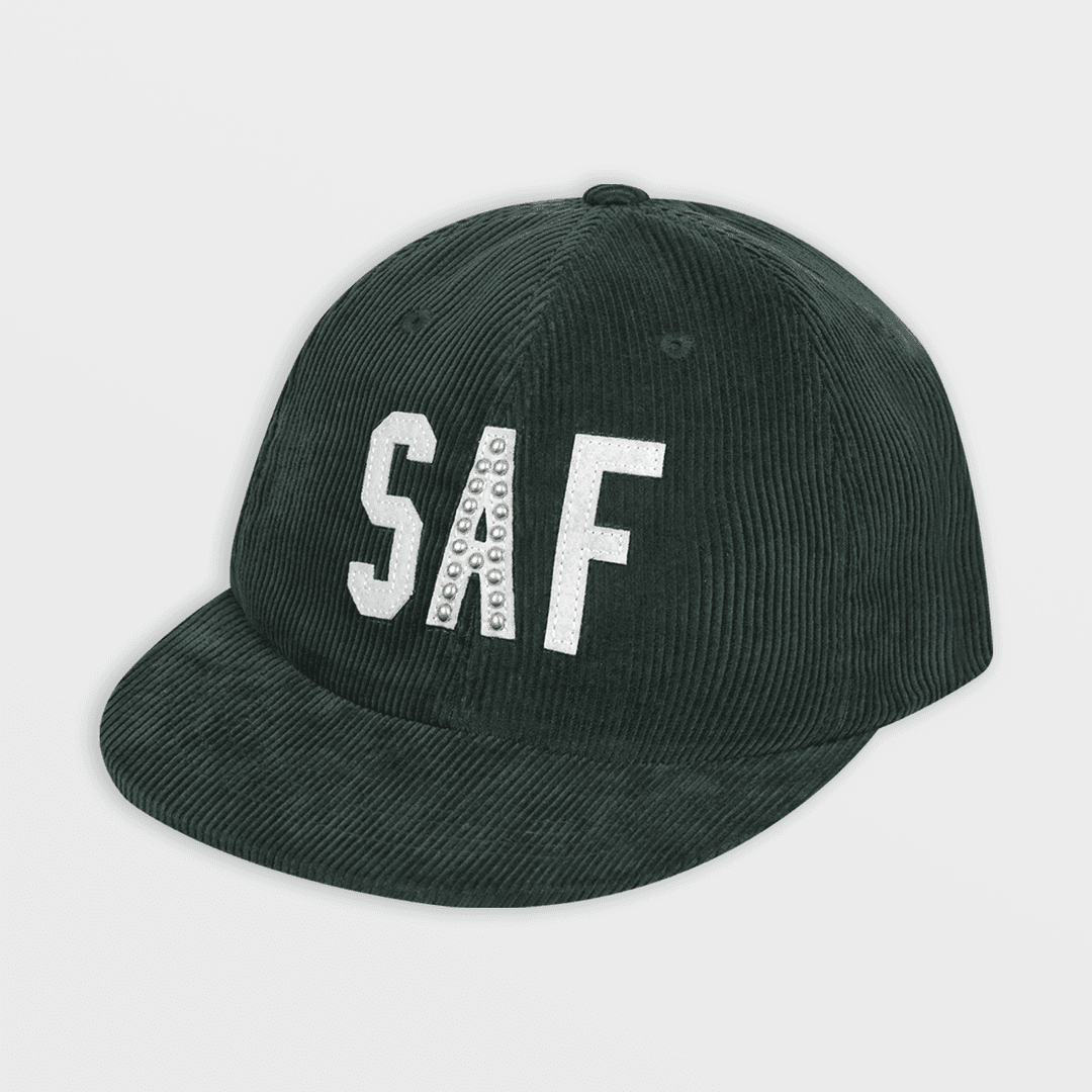 Safarispot Corduroy Stud Cap (Green)