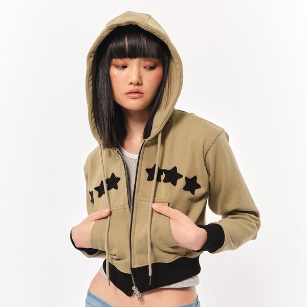 Bluesf Star Dusty Hood zip-up