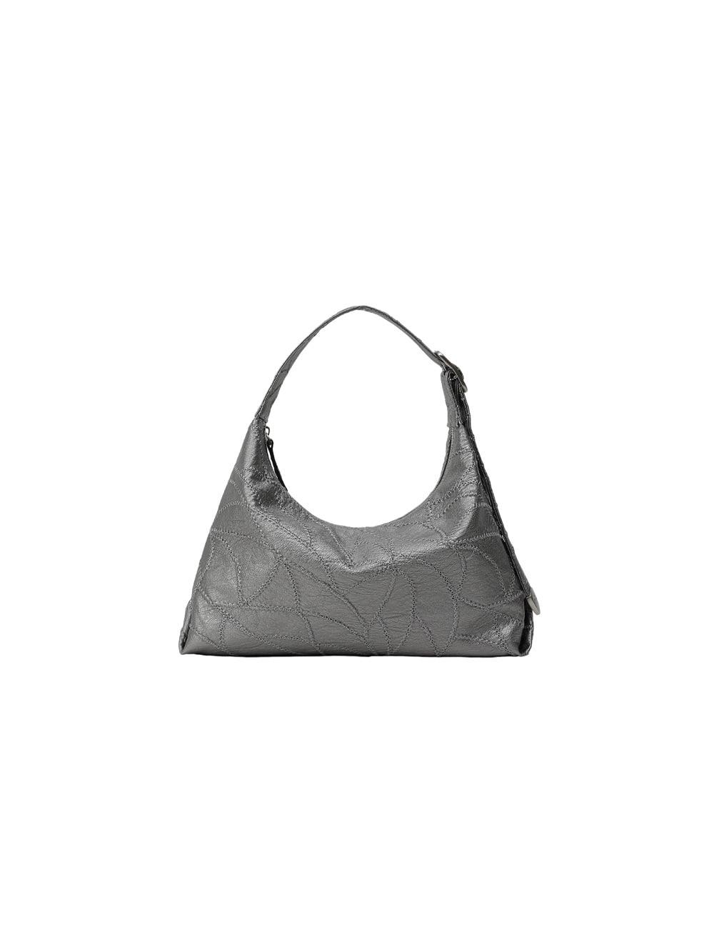 CACTUS HOBO BAG MINI [Dark Silver]
