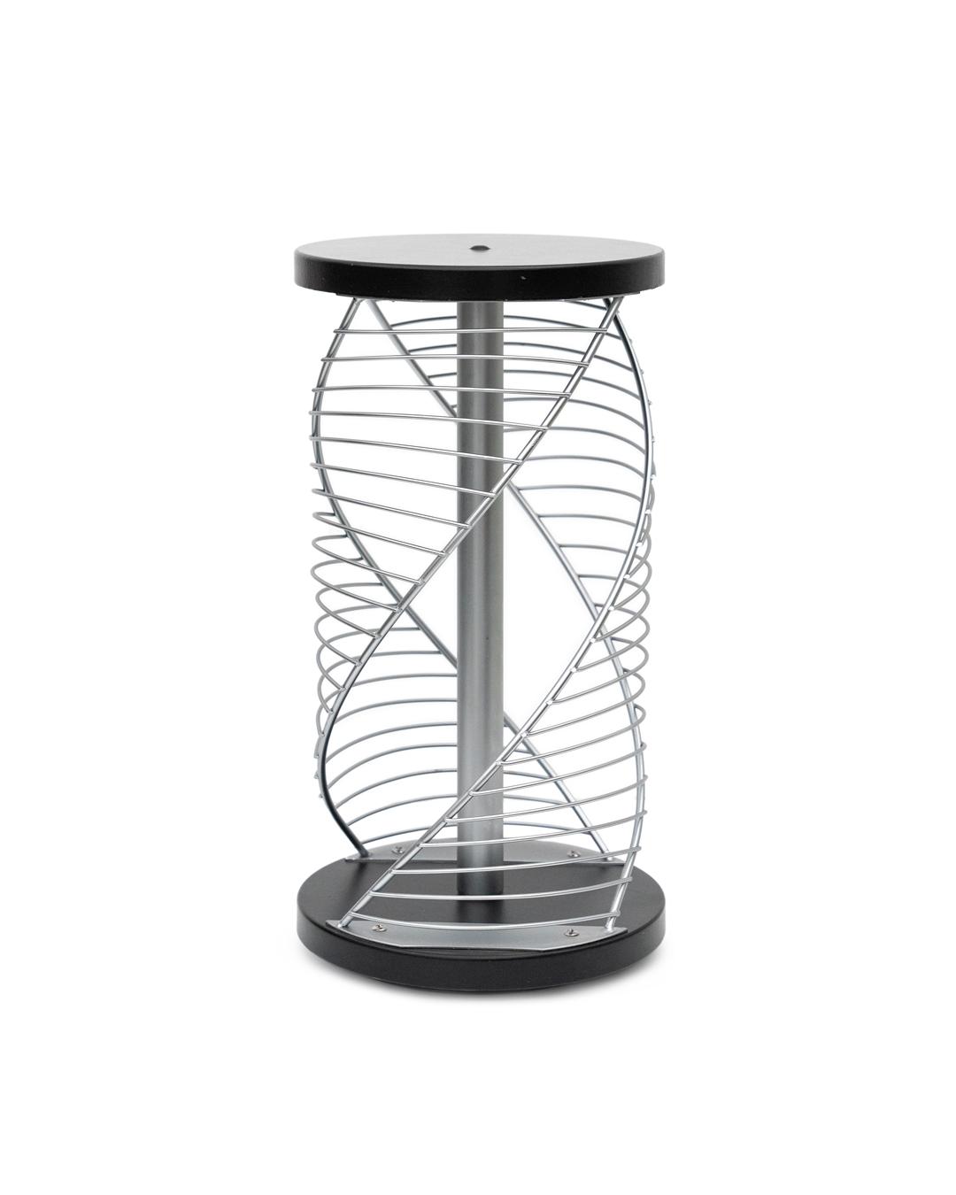 90s Chrome DNA Spinning CD Rack