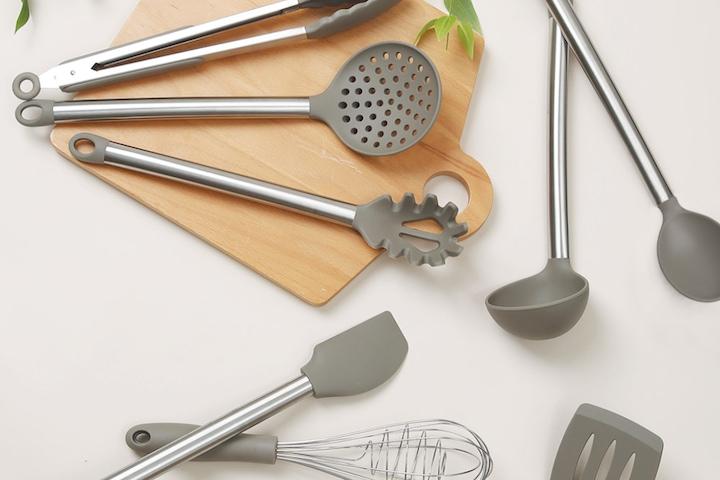 멀티 실리콘 키친툴 조리도구 8P세트 2color