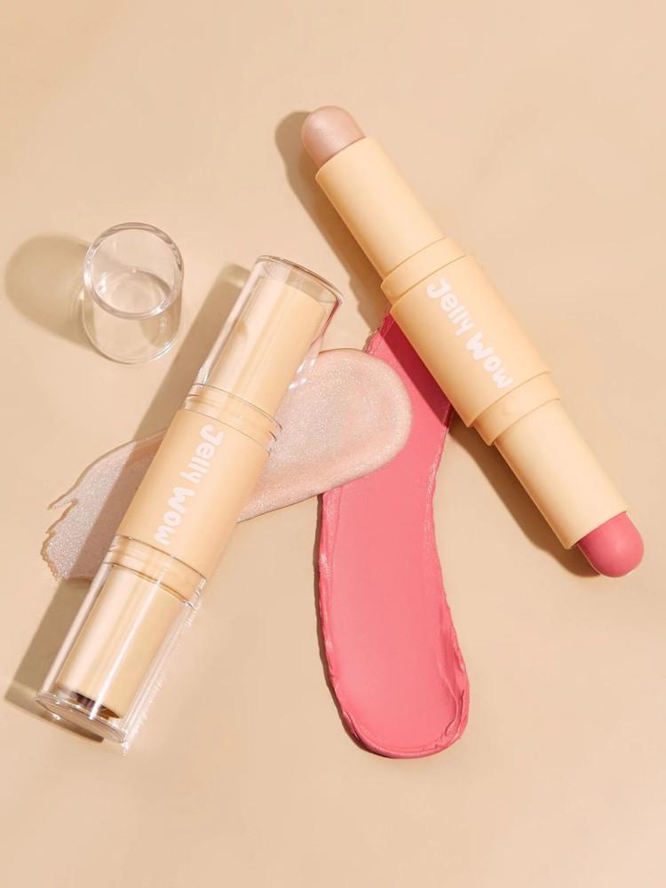 쉬글램 젤리 와우 블러셔 & 듀이 하이라이터 스틱 JELLY WOW BLUSH & DEWY HIGHLIGHTER STICK