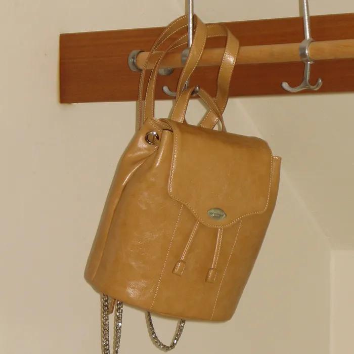 fle backpack - caramel