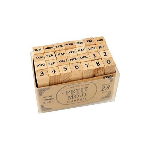 Petit Calendar Stamp Set