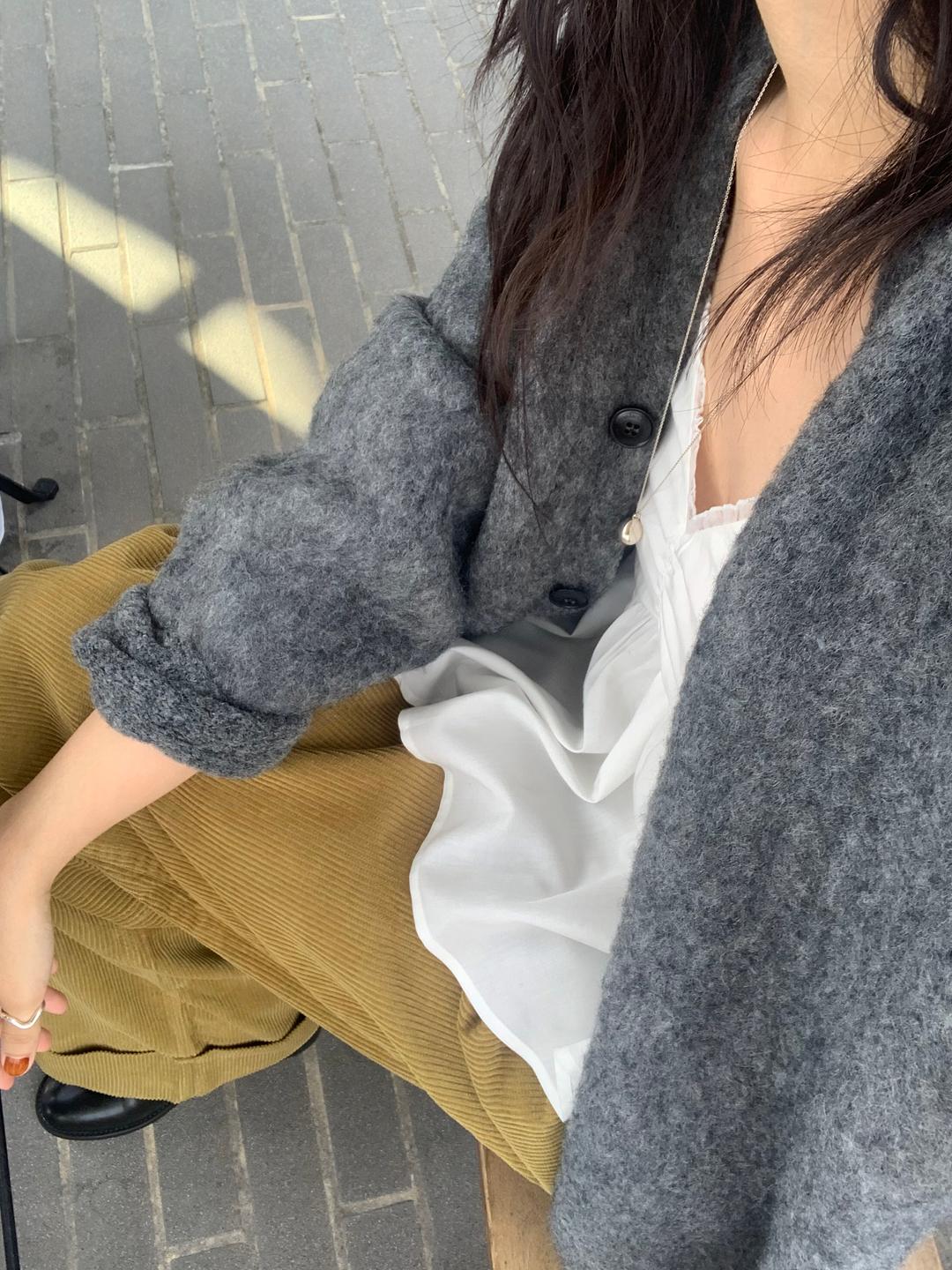 씨유쑨 머그 브러쉬 가디건 (3colors)