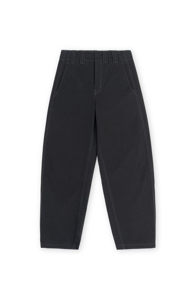 Washed Work Pants, Black