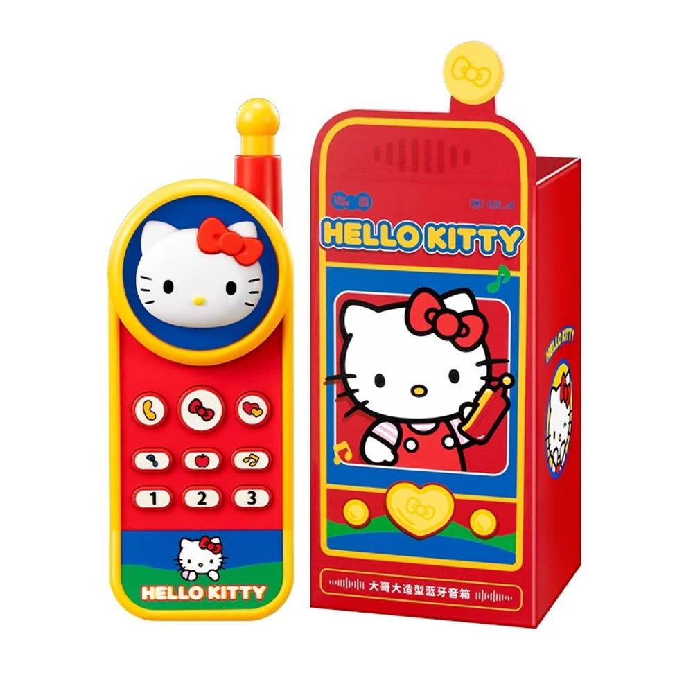 헬로키티 전화기 블루투스 스피커 레드