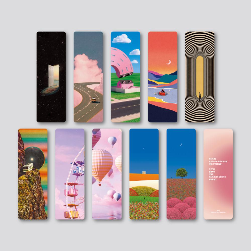 [그라운드시소샵] 유토피아 클리어북마크 / Utopia Clear bookmark