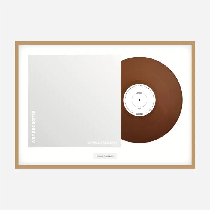 LP 거울 액자 / Mirrored Vinyl, Square [Solid Brown Vinyl]