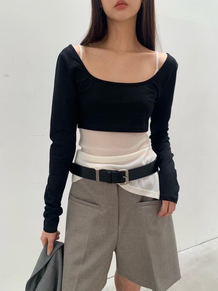 breathe 브리드 헤뷔코튼 뷔스티에