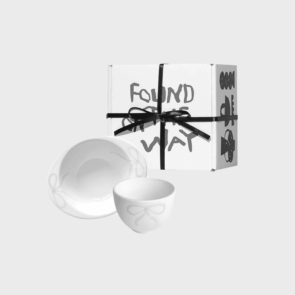 [Gift SET][POY Ceramics] Mini ribbon cup & bowl