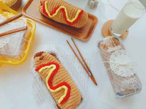 🌸할인🌸🌭보들보들 핫도그파우치 🌭