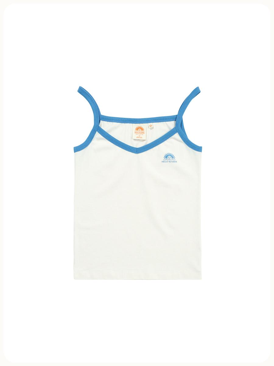 HS Color Line Sleeveless_White & Blue