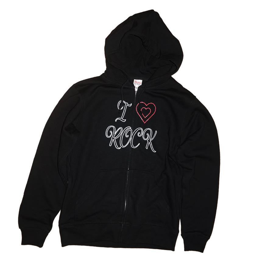 I LOVE ROCK Hoodie Zip-Up
