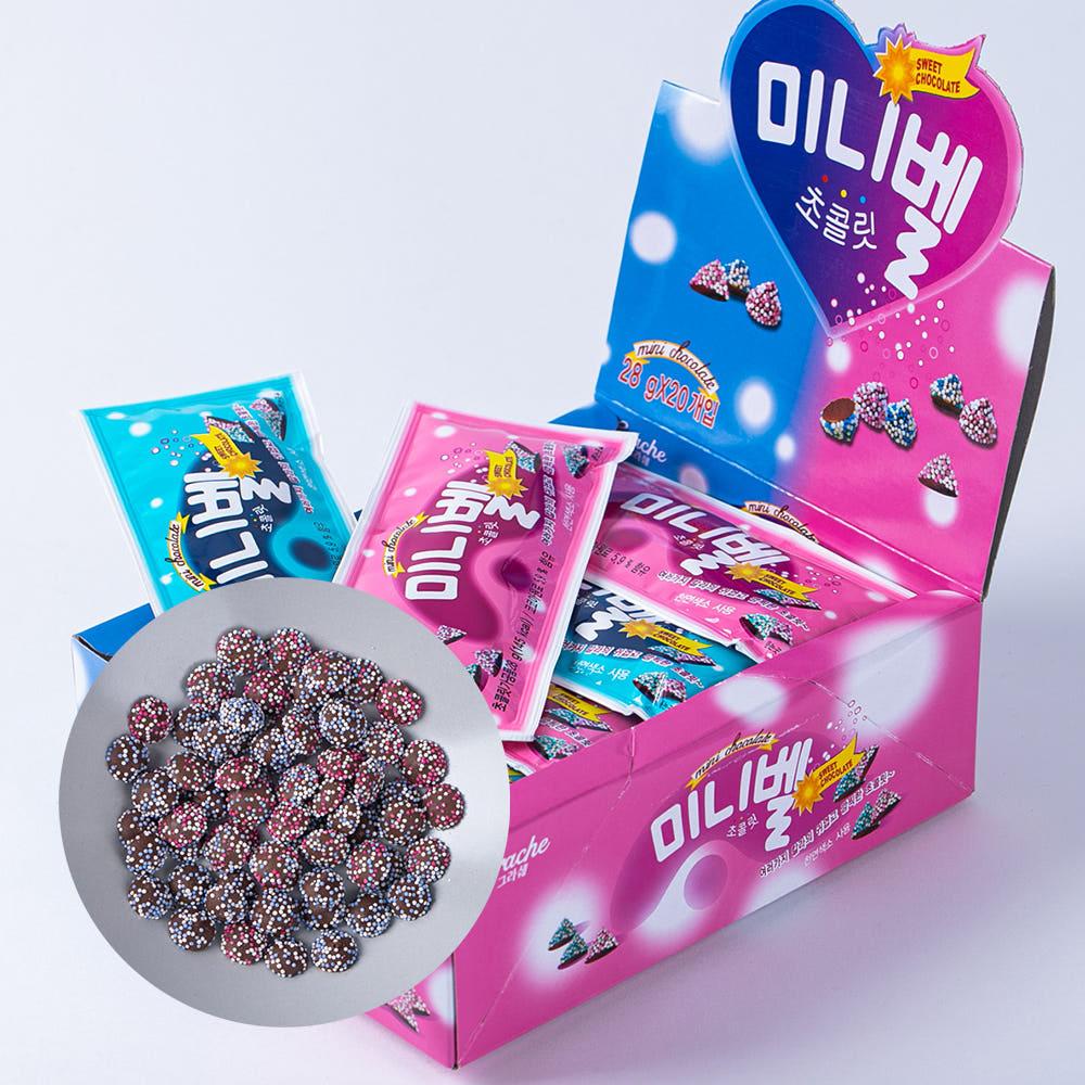 미니벨 28g 20입 업소용 대용량 초콜렛 초코릿 벌크 도매 발렌타인데이