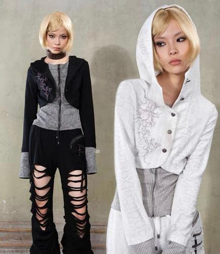 Patchwork Zip-up Hoodie