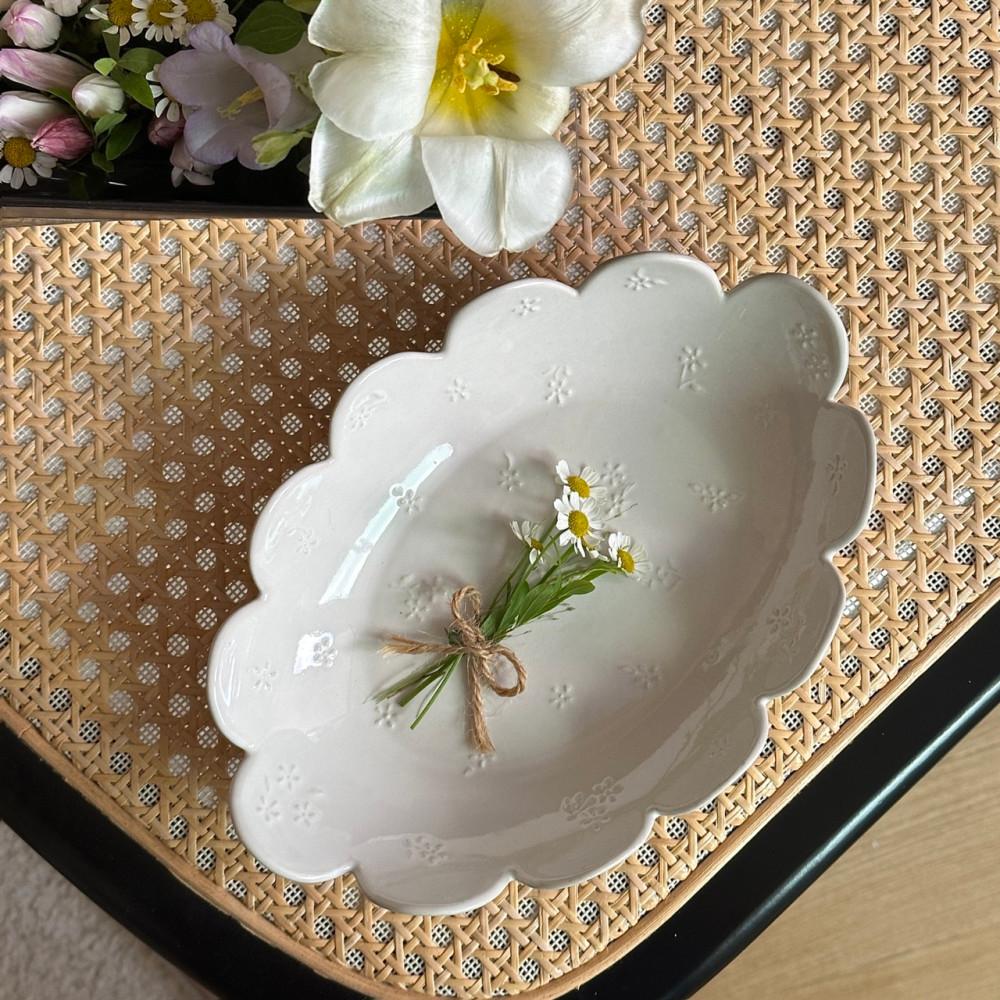 Oval plate 들꽃 오발 플레이트 28일 12시 재입고