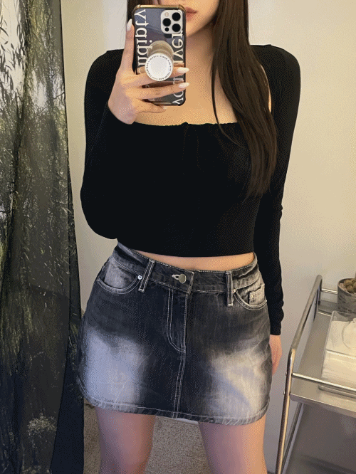 엔믹스 스퀘어 셔링 티 (3color)