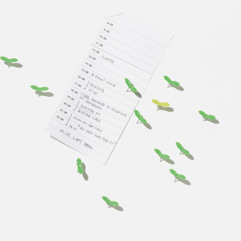 +d 플러스디 그린핀 - 고정핀 / 푸시핀 / 압정핀