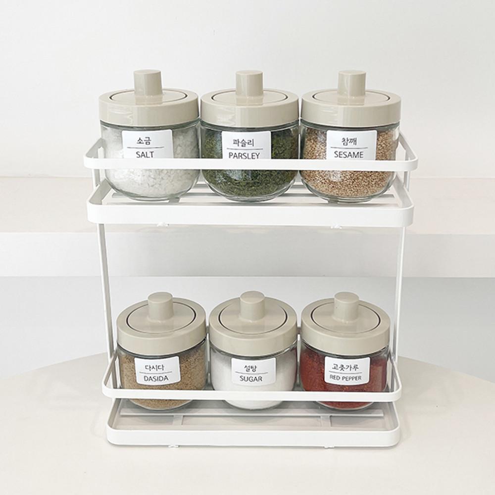 동글 일체형 유리양념병 300ml