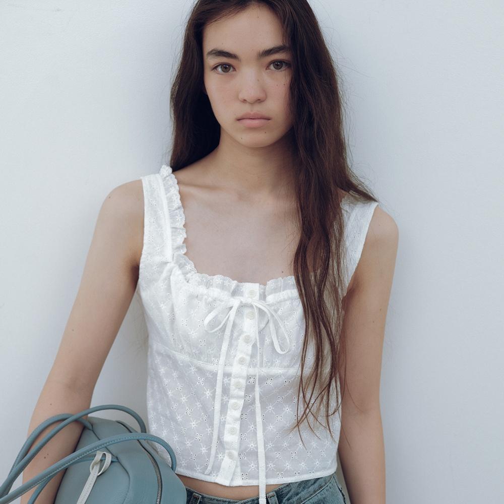 [1차 리오더] Sofia Lace sleeveless top_2colors