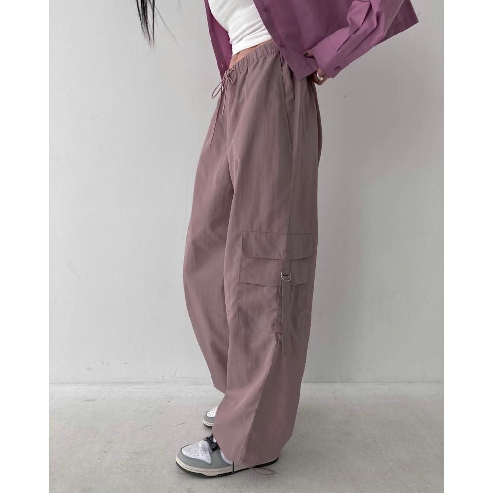 (핑크,소라 당일) unsane 언세인 로프 팬츠 스트링 밴딩 카고 pt (3colors)