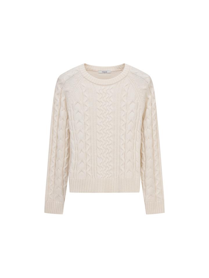 POLHAM 여성) 울블랜드 피셔맨조직 니트| 굿 셀렉션, 굿 서비스 굿웨어몰