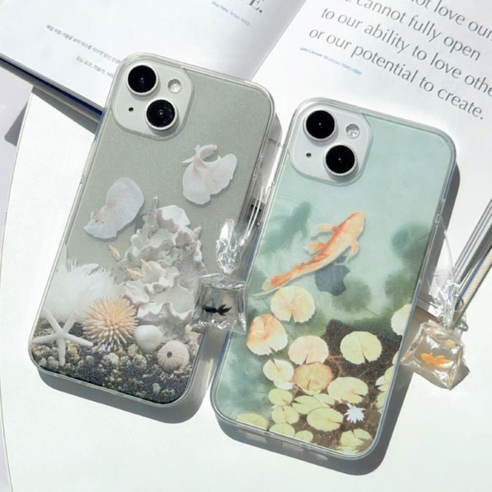금붕어 아이폰 15프로 젤리 케이스
