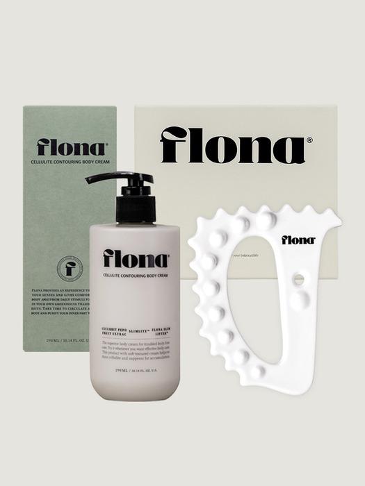 플로나 바디괄사&셀룰라이트 컨투어링 바디크림 세트