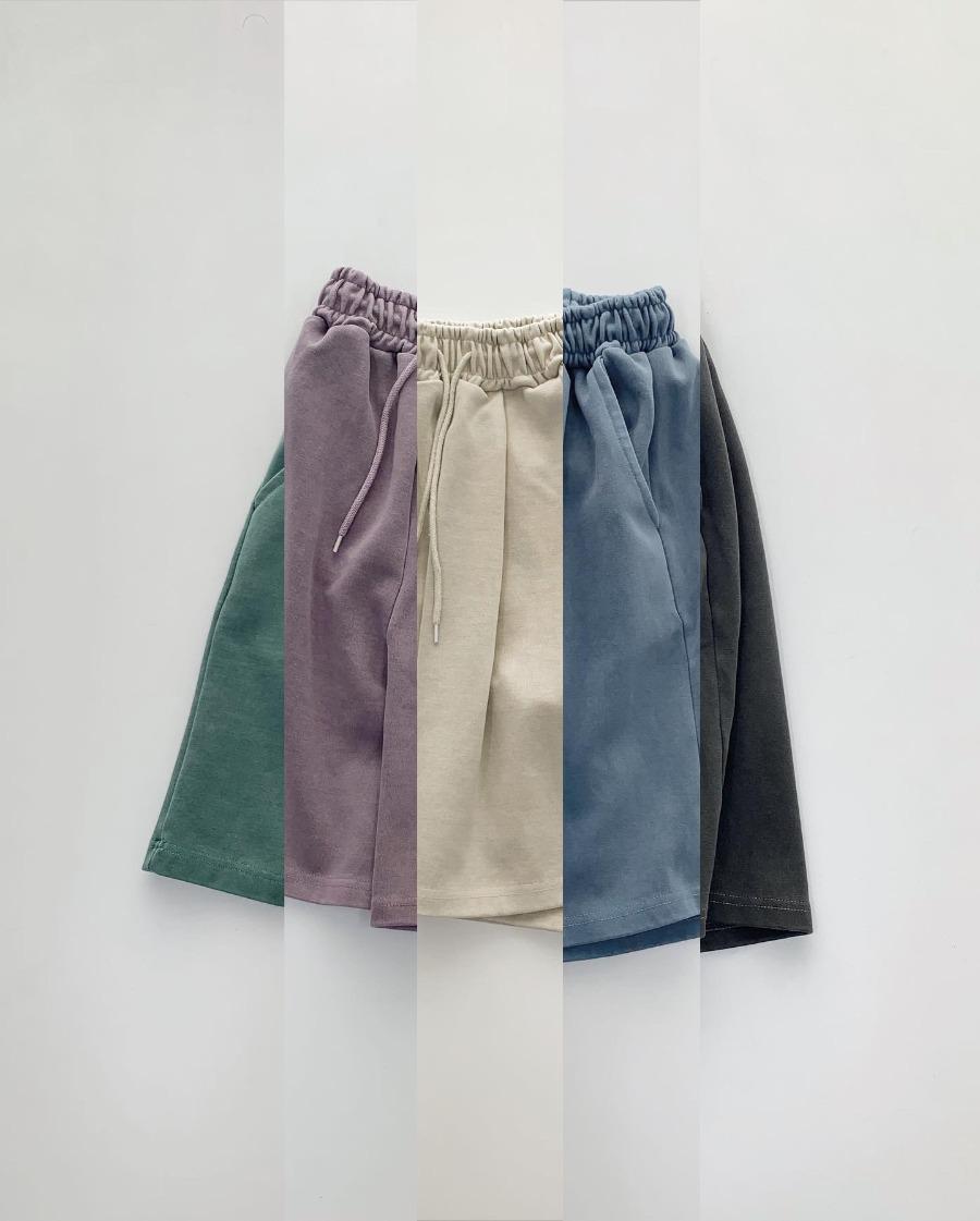 | NEW | USA COTTON 1 tuck pigment sweatpants