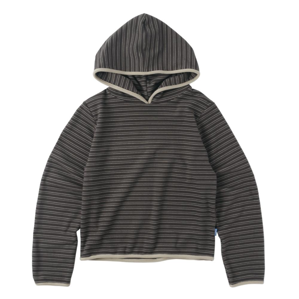 Stripe Taped Hoodie - Mocha