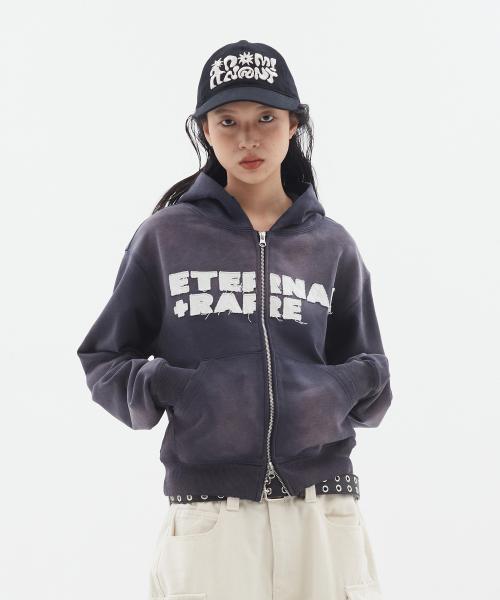 ETERNAL+RARE Hoodie Zip-Up_Navy