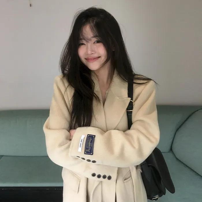 [정린 착용/3차 REORDER] FINE WOOL HANDEMADE COAT [BUTTER] / 2COLOR