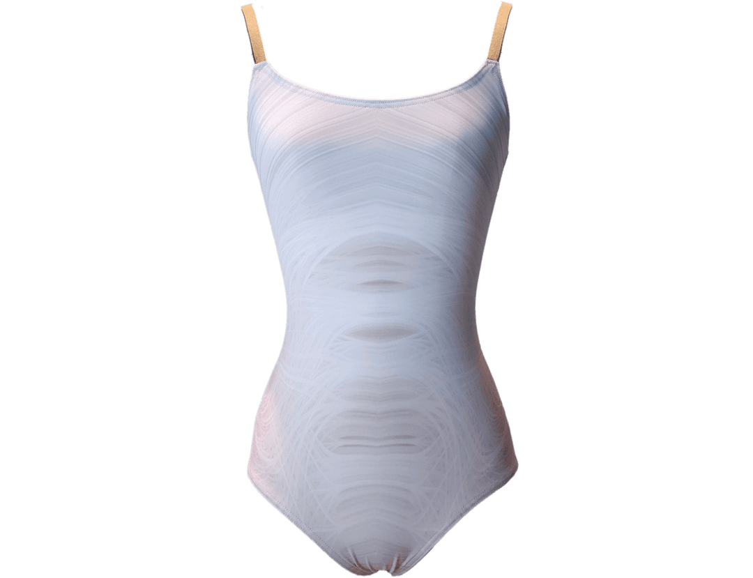 Light Lines Print Leotard - L