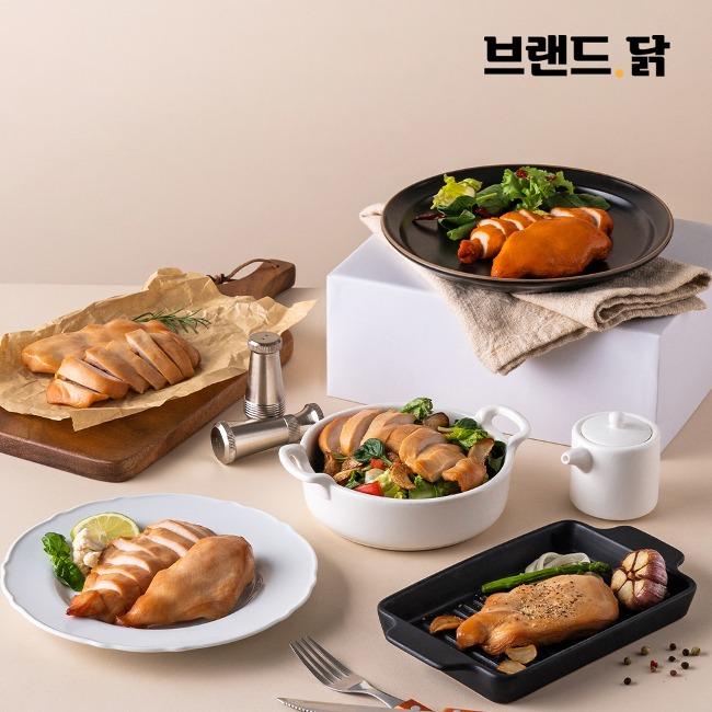 [브랜드닭] 훈제 닭가슴살 5종 30팩 골라담기