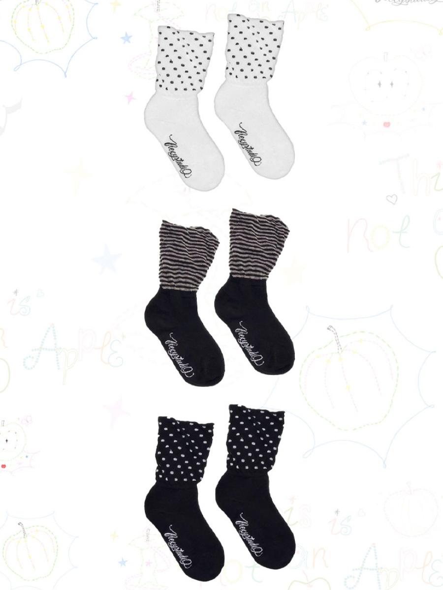 NECY STUDIO Soft Dot Socks (3color)