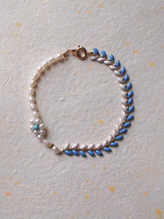 Turquoise Pearl Bracelet