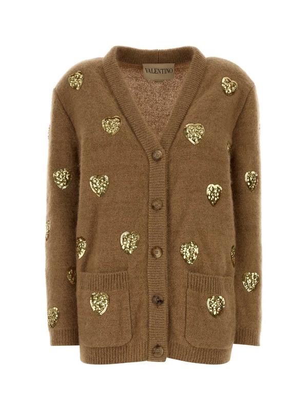 발렌티노 브라운 가디건