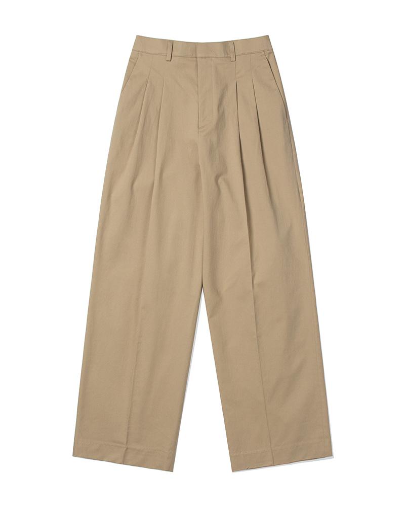 코지 투턱 치노 팬츠 (BEIGE)