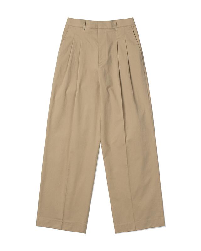 코지 투턱 치노 팬츠 (BEIGE)